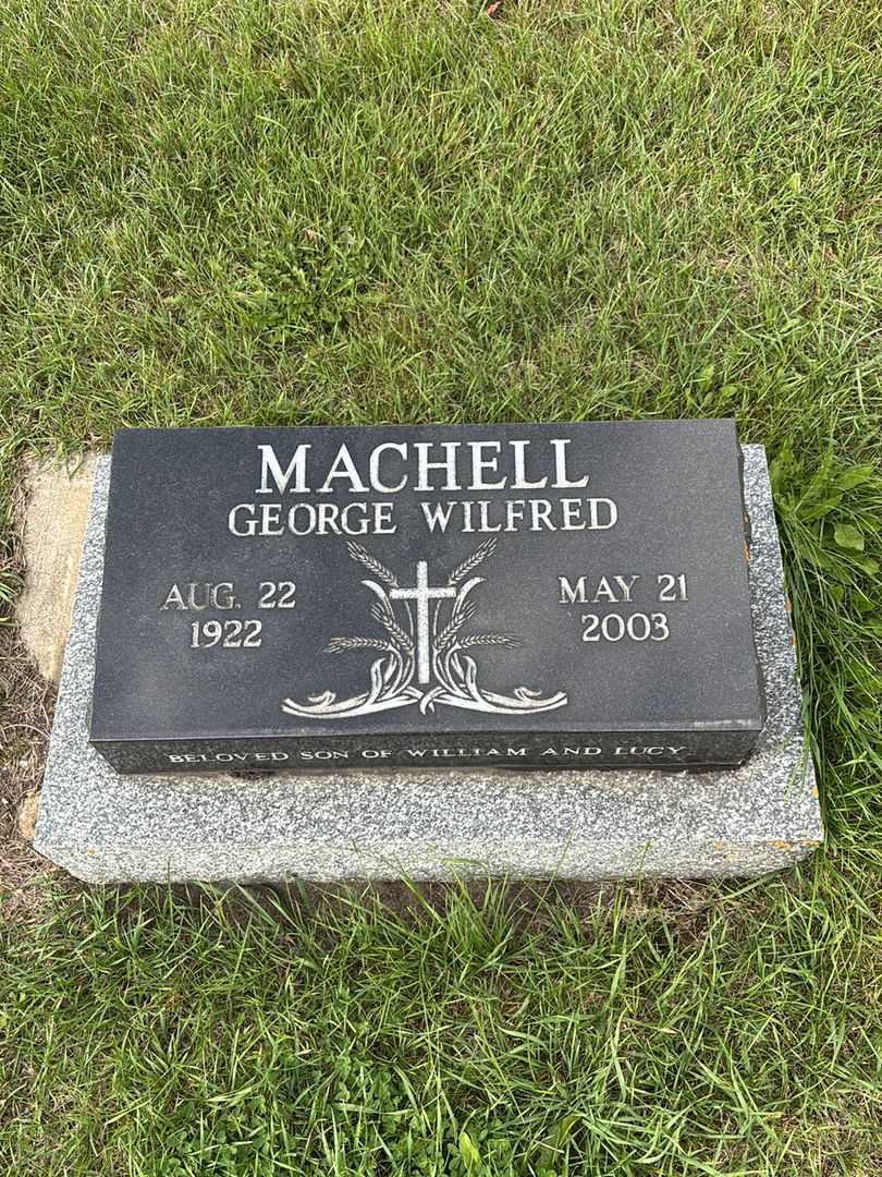 George Wilfred MacHell's grave. Photo 1