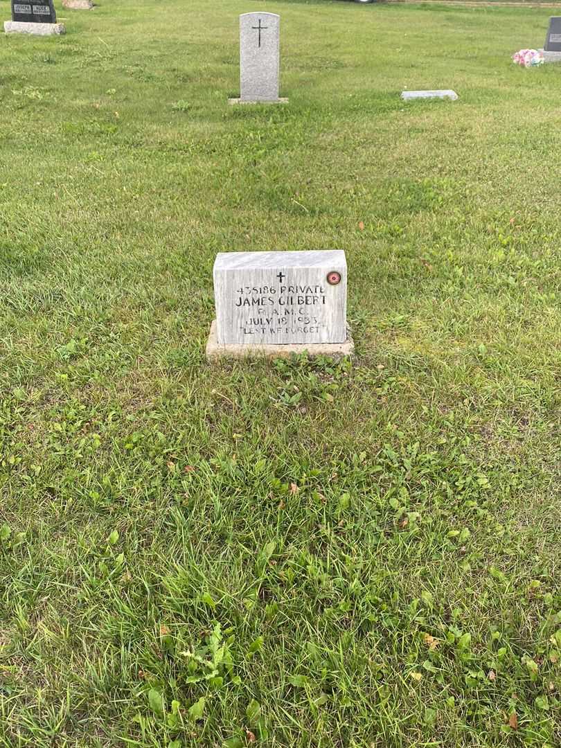 James Gilbert's grave. Photo 2