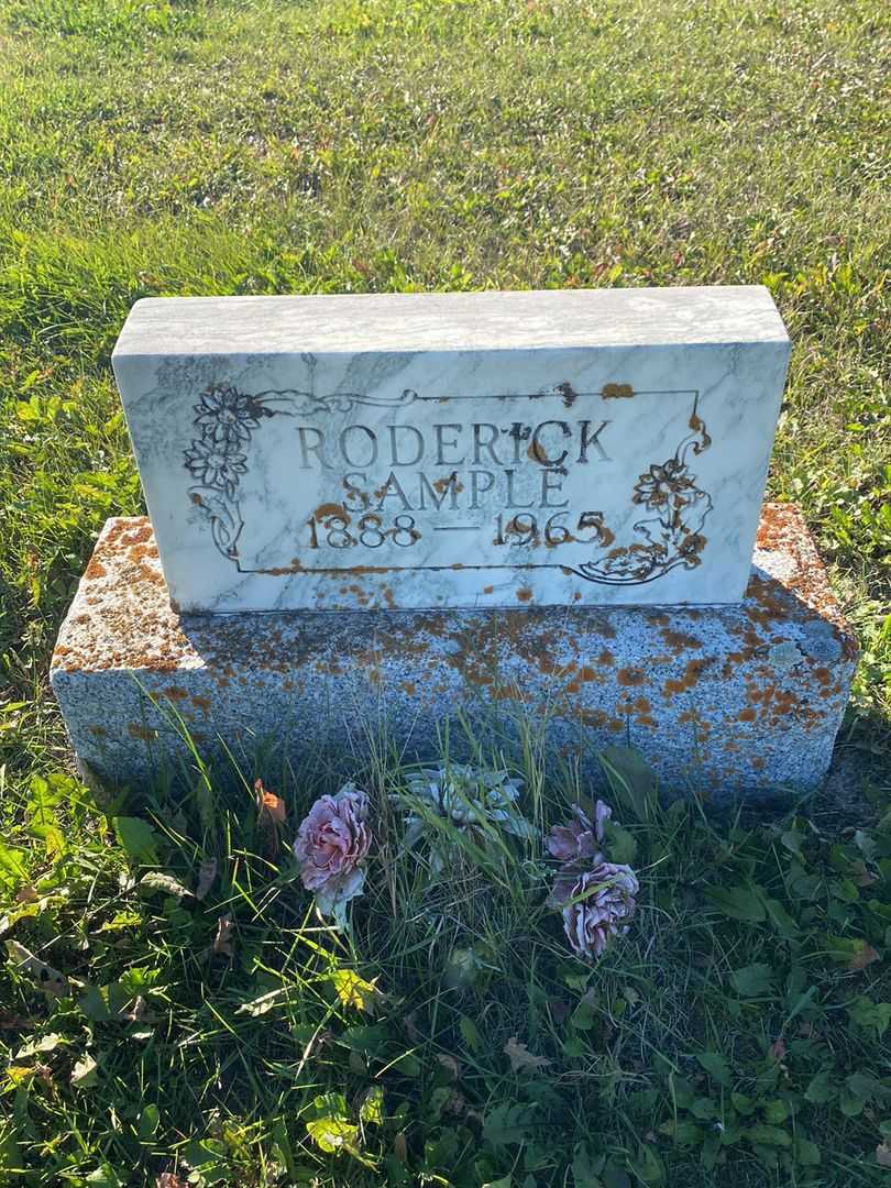 Roderick Gordon Sample's grave. Photo 1