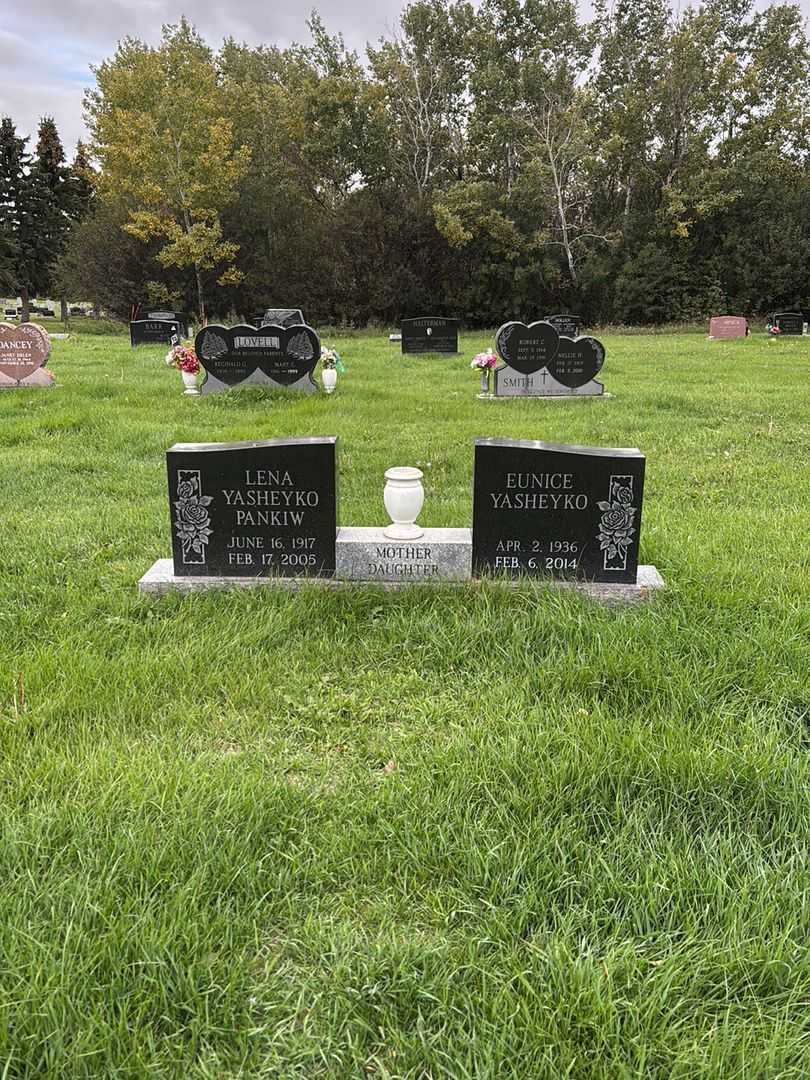Lena Pankiw's grave. Photo 2