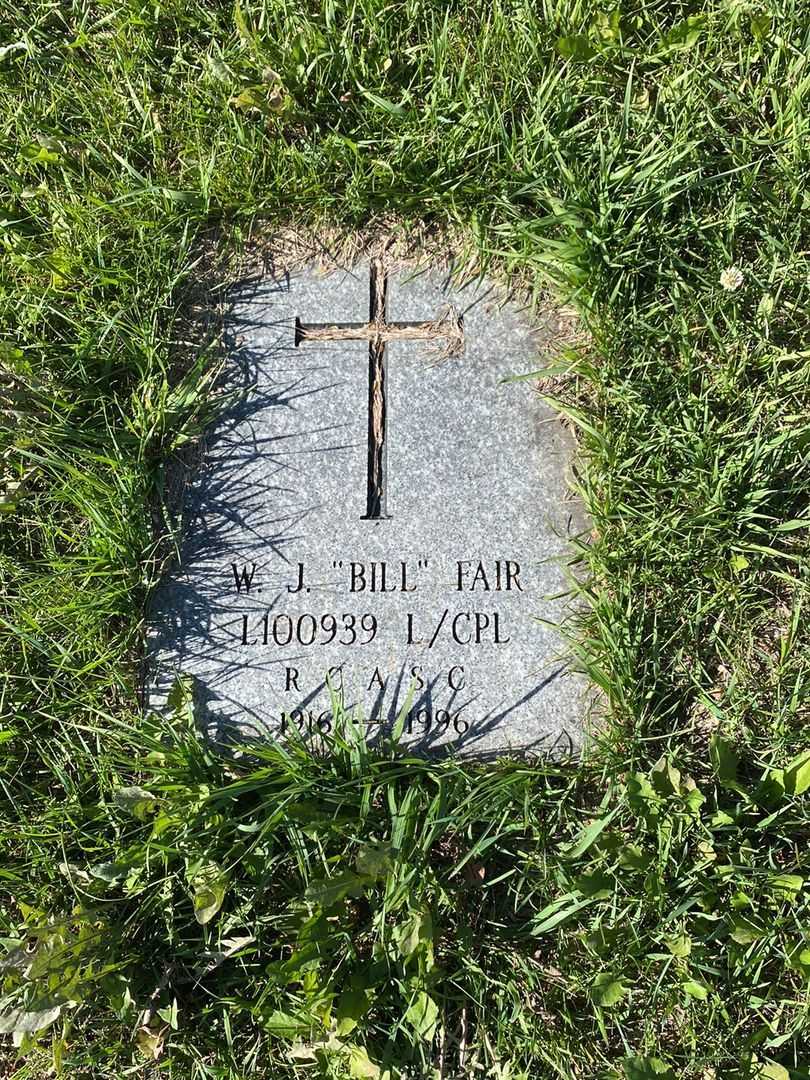 William James "Bill" Fair's grave. Photo 3