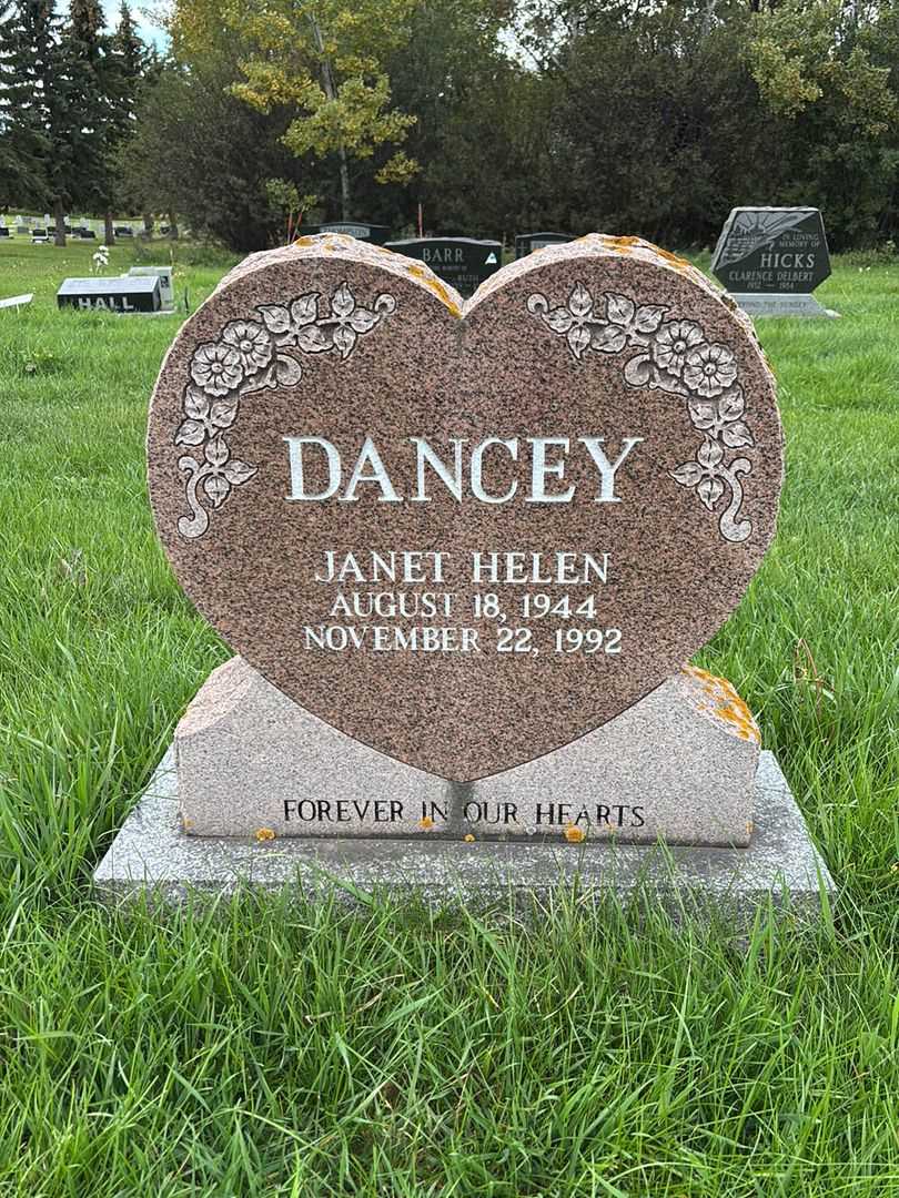 Janet Helen Dancey's grave. Photo 1
