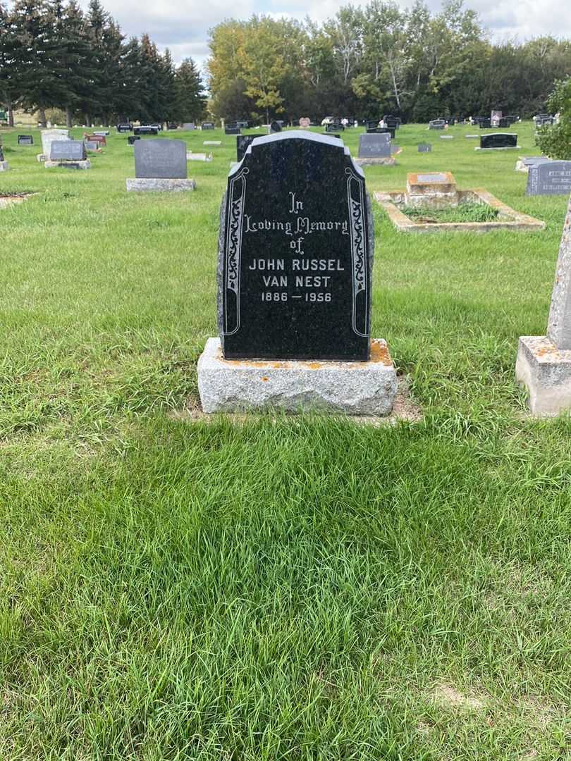 John Russel Van Nest's grave. Photo 2