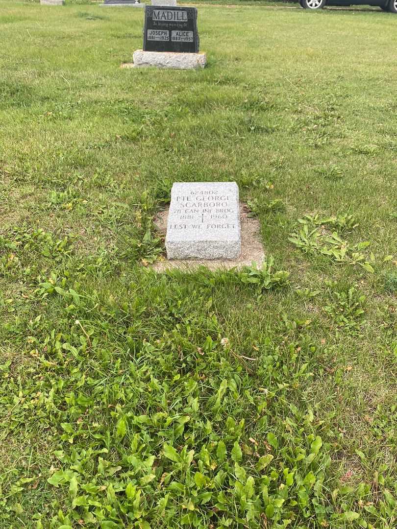 George Scarboro's grave. Photo 2