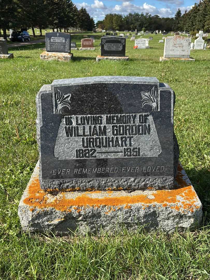 William Gordon Urquhart's grave. Photo 1
