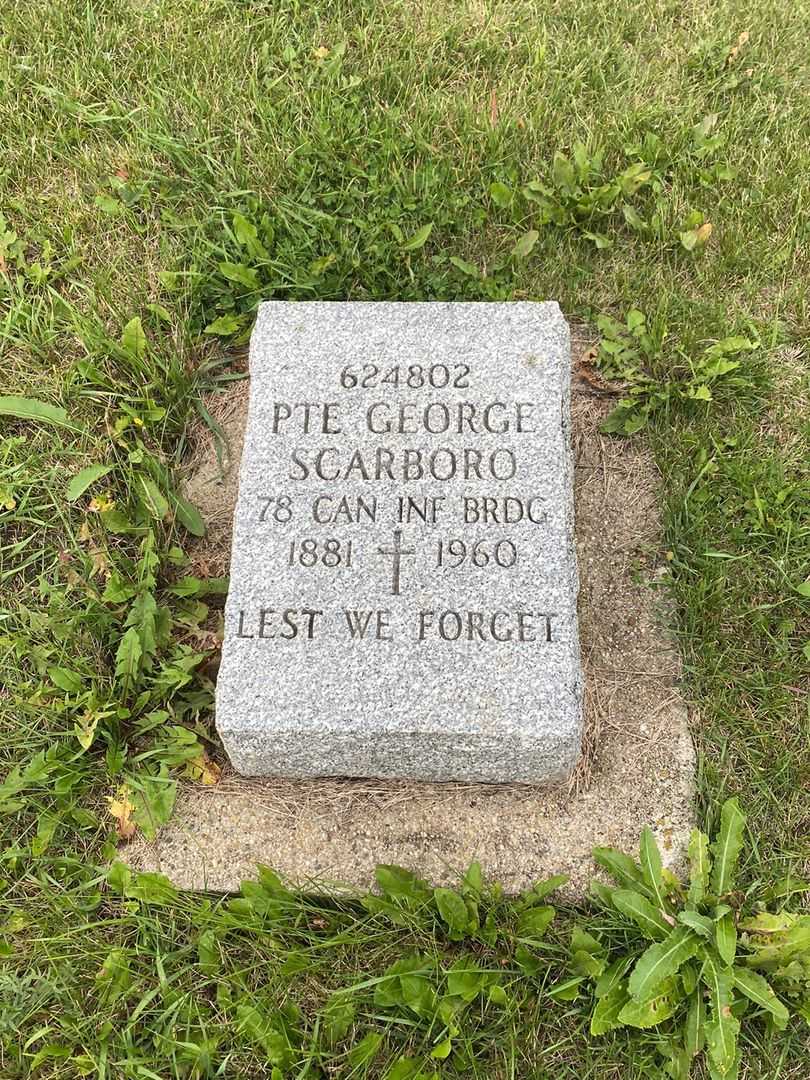George Scarboro's grave. Photo 3