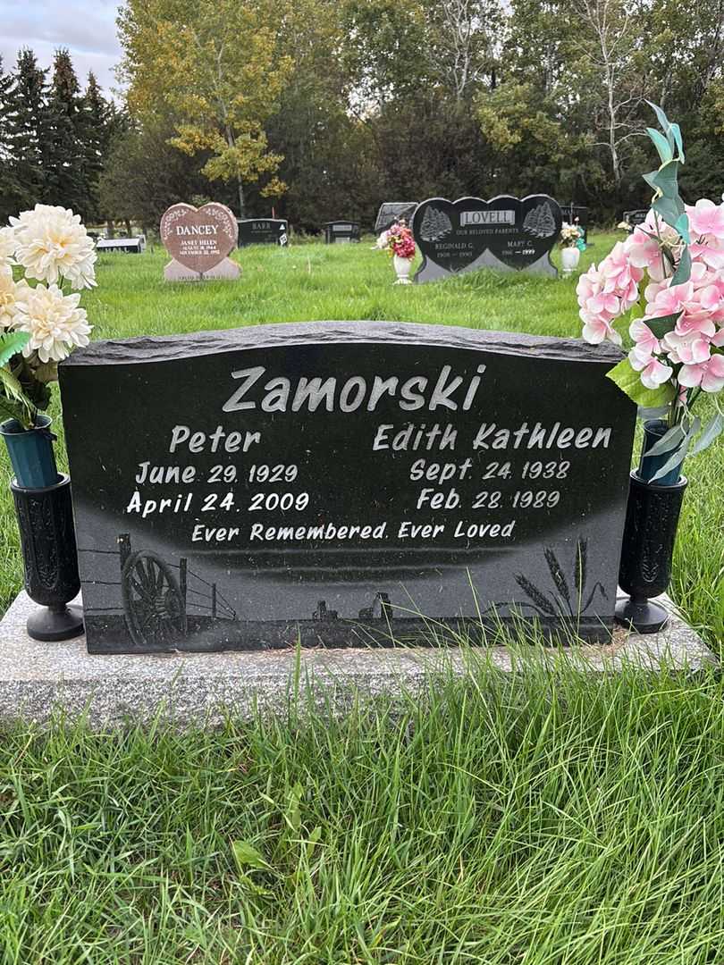 Edith Kathleen Zamorski's grave. Photo 1