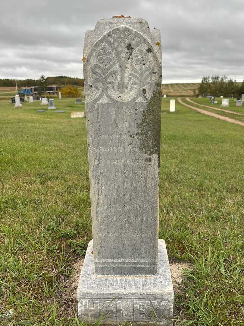 Saima Mary Haley's grave. Photo 3